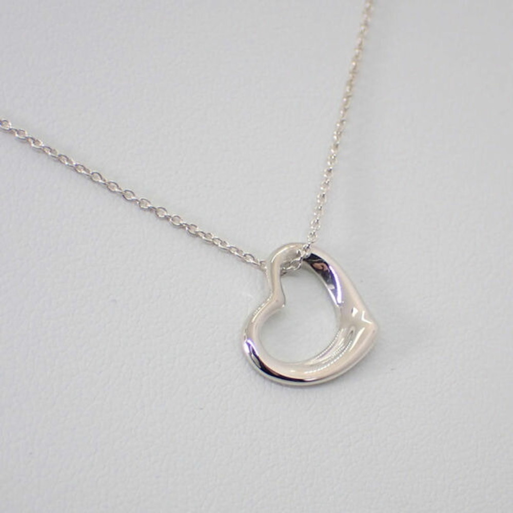 TIFFANY 925 open heart pendant necklace - Picture 3 of 10